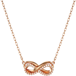 Swarovski Hyperbola Pendant Necklace - Rose Gold/Transparent