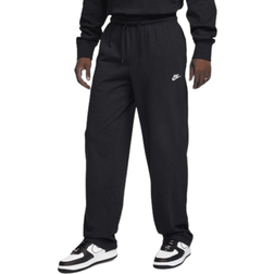 Nike Sportswear Club Men's Knit Open-Hem Pants - Black/White