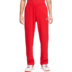 Nike Sportswear Club Men's Knit Open-Hem Pants - University Red/White