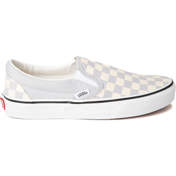 Vans Classic Slip-On Checkerboard - Gray Dawn/True White