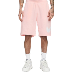 Nike Sportswear Club Men's Graphic Shorts - Pink Bloom/White