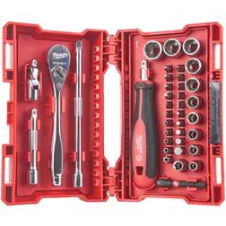 Milwaukee 4932479096 Ratchet, Socket and Bit Set 38pcs Ratschenschlüssel