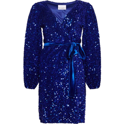 Noella Teagan Wrap Dress - Royal Blue