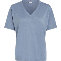 Tommy Hilfiger V-Neck Relaxed T-shirt - Blue Coal