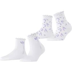 Esprit Short Socks 2-pack - White