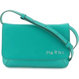 Marni Flap Trunk Shoulder Bag - Green