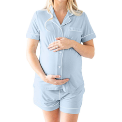 Kindred Bravely Clea Bamboo Short Sleeve Pajama Set Mist