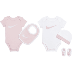 Nike Baby's Essentials Boxed Gift Set 5-piece - Pink Foam/White