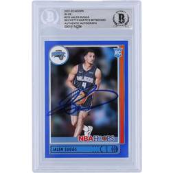 Panini America Jalen Suggs Orlando Magic Autographed 2021-22 NBA Hoops Blue Variation #210 Beckett Fanatics Witnessed Authenticated Rookie Card