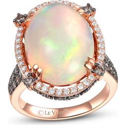 Le Vian Couture Ring - Rose Gold/Opal/Diamonds
