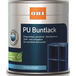 Obi PU Buntlack Holzschutzmittel Traffic White 0.75