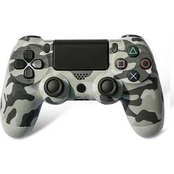 Wireless Bluetooth Controller for PS4 Controller Remote Rechargeable Gamepad Compatible with Playstation 4/Slim/Pro Double Shock/Audio/Six-Axis Motion Sensor - Camouflage