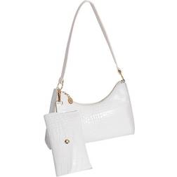 DVKPTBK One Shoulder Crossbody Bag - White