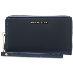 Michael Kors Jet Set Large Flat Multifunction Phone Case Navy