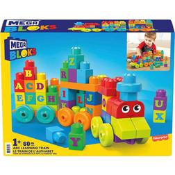 Fisher Price Mega Bloks ABC Learning Train 60 Pcs