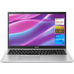 Acer Newest Aspire 1 15.6" FHD Slim Laptop Computer, 16GB RAM, 64GB + 512GB NVMe SSD, Intel Dual-Core Processor, 1-Year Office 365, Numeric KYB, HDMI, Webcam, WiFi, Ethernet, Win 11,w/CUE Accessories