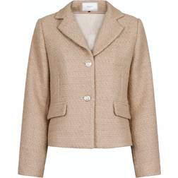 Neo Noir Djarla Classic Boucle Blazer - Sand