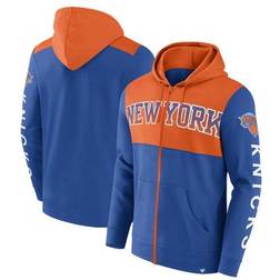 Fanatics New York Knicks Branded Skyhook Colorblock Full-Zip Hoodie