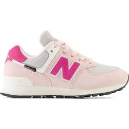 New Balance Little Kid's 574 - Crystal Pink/Carnival Pink