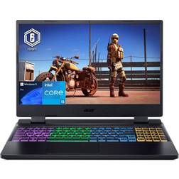 Acer Nitro 5 Gaming Laptop, 15.6'' IPS FHD 144Hz, 12th Gen Intel 12-Core i5-12500H, GeForce RTX 4050, 32GB DDR5, 512GB PCIe SSD + 1TB HDD, Wi-Fi 6, Thunderbolt 4, 4-Zone RGB KB, Black (AN515)
