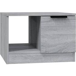 vidaXL Engineered Wood Grey Sonoma Sofabord 50x50cm