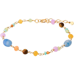 Pernille Corydon Summer Shades Bracelet - Gold/Multicolour