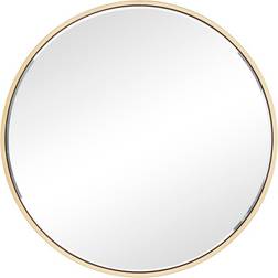 CosmoLiving by Cosmopolitan Contemporary Gold Wall Mirror 35.8x35.8"