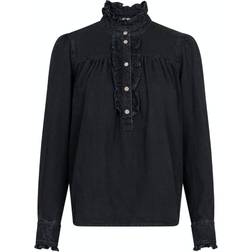 Neo Noir Justine Denim Shirt - Black