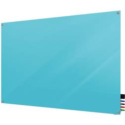 Ghent 2'Hx3'W Harmony Glass Whiteboard with Square Corners 3x2"