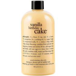 Philosophy Vanilla Birthday Cake Shampoo Shower Gel & Bubble Bath 16.2fl oz