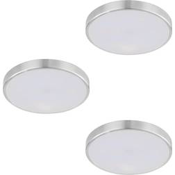 Eglo Tarout Brushed Steel Takplafond 6cm 3st