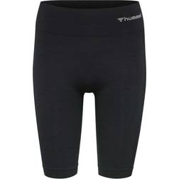 Hummel Clea Seamless Cycling Shorts - Black Melange