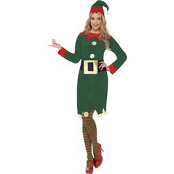 Smiffys Elf Costume with Dress & Belt