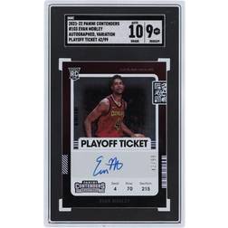 Panini America Evan Mobley Cleveland Cavaliers Autographed 2021-22 Contenders Playoff Ticket #103 #42/99 SGC Authenticated 9/10 Rookie Card