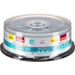 Maxell CD-RW 700MB 4x 25-Pack Spindle