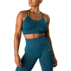 ICANIWILL Define Seamless Scrunch Sports Bra - Dark Teal