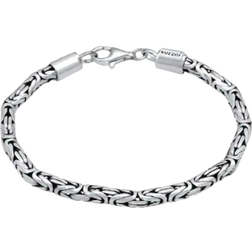 Kuzzoi Basic Byzantine Chain Bracelets - Silver