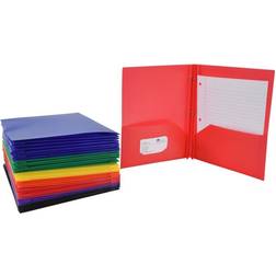 2-Pocket Poly Folders 36-pack