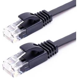 Nördic TP6F-11 Cat6 U/UTP 250MHz 10Gbps RJ45 - RJ45 Flat M-M 1.5m