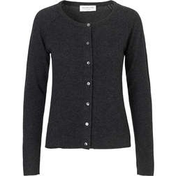 Rosemunde Wool & Cashmere Cardigan - Dark Grey Melange