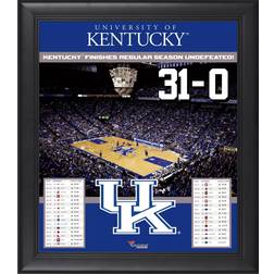 Fanatics Authentic Kentucky Wildcats Framed 15''x17'' 31-0 Undefeated Regular Season Collage