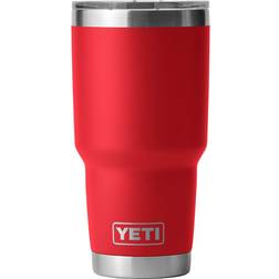 Yeti Rambler with Magslider Lid Rescue Red Travel Mug 30fl oz