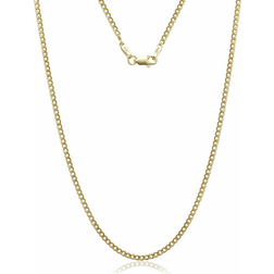 Private Label Solid Cuban Chain Necklace - Gold