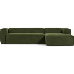 Kave Home BLOK 3 Green/Velvet Sofa 330cm 4-seter