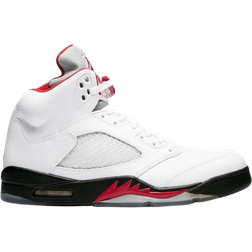 Nike Air Jordan 5 Retro M - White/Fire Red/Black