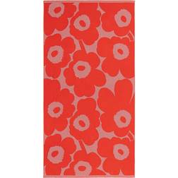 Marimekko Unikko Badezimmerhandtuch Blau, Orange (180x96.5cm)