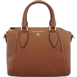 Michael Kors Women's Sienna Medium Pebbled Leather Satchel - Brown