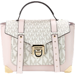 Michael Kors Women's Manhattan Medium Satchel - Powder Blush Multi