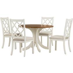 LLYBOY Brown Dining Set 42" 5