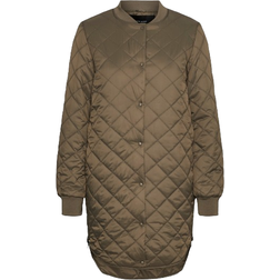 Vero Moda Hayle Quilted Jacket - Gray/Bungee Cord